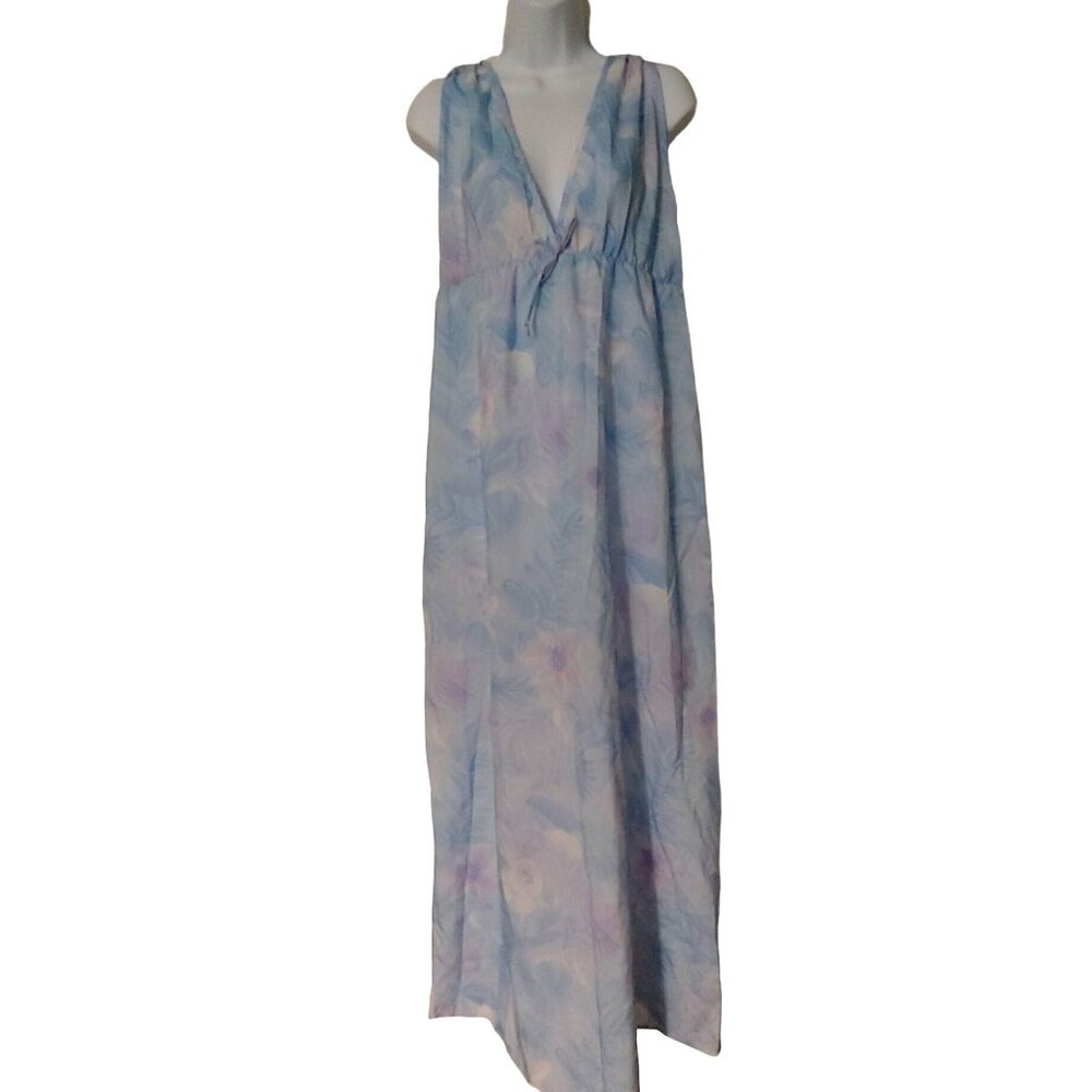 Diane Von Furstenberg Lightweight Soft Silky Long nightgown Med
